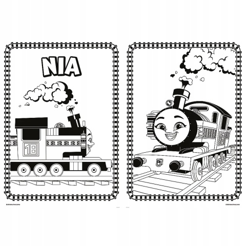 Tomek i Przyjaciele Megakolorowanka 128 stron do kolorowania