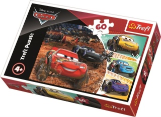 AUTA ZYGZAK MCQUEEN Trefl Puzzle 60 EL 17327