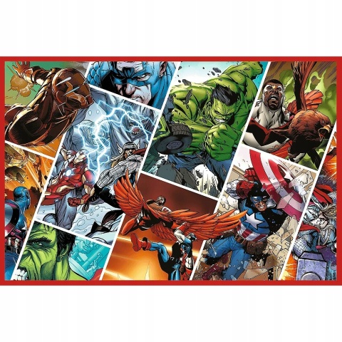 AVENGERS Obrońcy świata Trefl Puzzle 2x200 2w1 2x 200 EL 13318