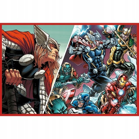 AVENGERS Obrońcy świata Trefl Puzzle 2x200 2w1 2x 200 EL 13318