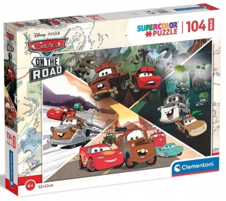 Auta Zygzak McQueen Cars Puzzle Maxi 48,5x33,5 cm 104 EL Clementoni 23774