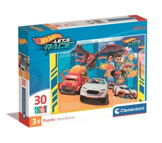 Autka samochodziki HOT WHEELS Puzzle Clementoni 30 EL 20284