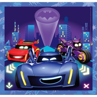 BATWHEELS auta Batman Puzzle 3 X 48 3X48 Clementoni 25307