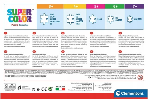 Batwheels super color Puzzle Clementoni 104 EL 25761 62x42 cm