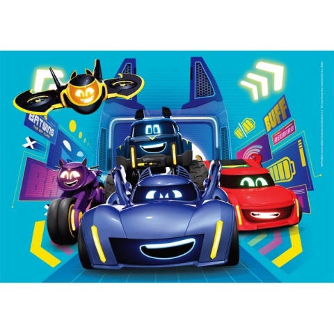 Batwheels super color Puzzle auta Clementoni 2 X 60 2x60 EL 24812