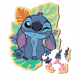 Drewniane kształty Puzzle TREFL 50 EL Stitch Stitch