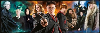 Harry Potter panorama 98x33 cm compact Puzzle Clementoni 1000 EL 39873