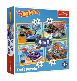 Hot Wheels Trefl Puzzle 207 EL 34627