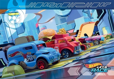 HotWheels super color Puzzle auta Clementoni 2 X 60 2x60 EL 24816