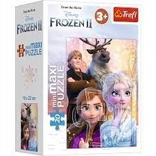 KRAINA LODU FROZEN II Elza Anna Olaf Puzzle MINI MAXI 20EL x 4