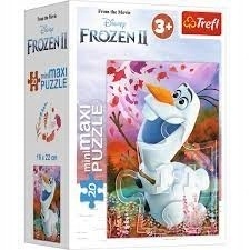KRAINA LODU FROZEN II Elza Anna Olaf Puzzle MINI MAXI 20EL x 4