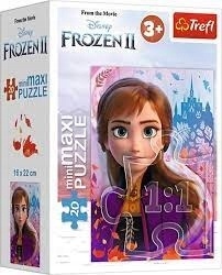 KRAINA LODU FROZEN II Elza Anna Olaf Puzzle MINI MAXI 20EL x 4