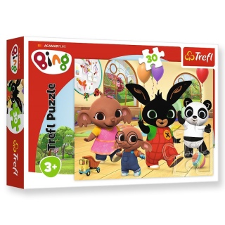 Królik Bing Sula Pando Trefl Puzzle 30 EL 18304