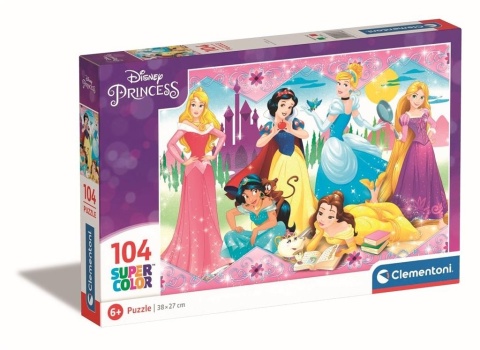 Księżniczki Disney Śnieżka Kopciuszek Bella Puzzle Clementoni 104 EL 27086