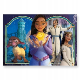 Księżniczki Disney Wish Życzenie Asha Puzzle Clementoni 104 EL 27269