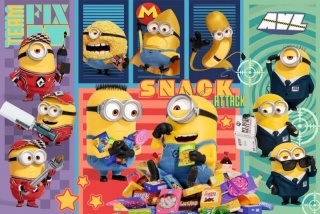 MINIONKI 4 Trefl Puzzle minionkowa radość 160 EL 15423