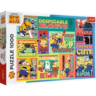 MINIONKI Puzzle TREFL 1000 EL Szalone przygody Minionków 10820