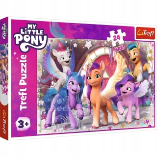 MY LITTLE PONU nowa generacka Puzzle Maxi 24EL TREFL 14355