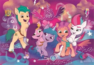 MY LITTLE PONY kolorowanka markery Puzzle Clementoni 104 EL 25726