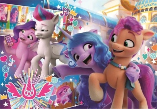 MY LITTLE PONY super color Puzzle Clementoni 104 EL MAXI 23764 62x42 cm