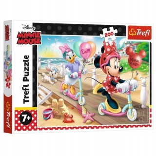 MYSZKA MINNIE NA PLAŻY Puzzle 200 EL 13262