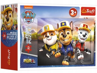 PSI PATROL AQUA JUNGLE KRÓLESTWO BIG TRUCK Puzzle MINI MAXI 20EL x 4