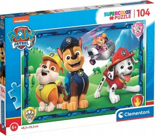 Psi Patrol Marshall Rubble Chase Marshall Puzzle Clementoni 104 EL 27177