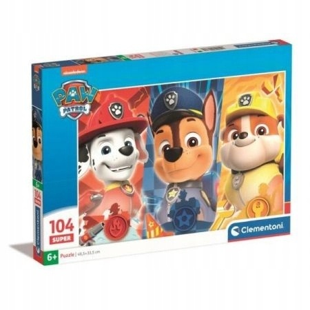 Psi Patrol Puzzle Chase Marshall Maxi 48,5x33,5 cm 104 EL Clementoni 25780