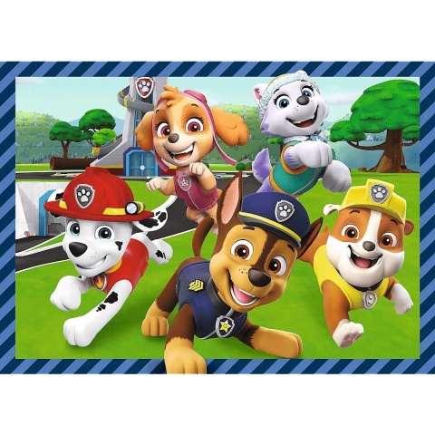 Psi patrol pieski Psie sprawy Trefl Puzzle 4w1 35 48 54 70 el 34650