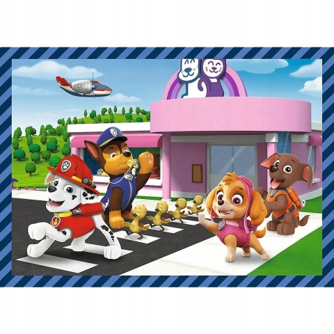 Psi patrol pieski Psie sprawy Trefl Puzzle 4w1 35 48 54 70 el 34650
