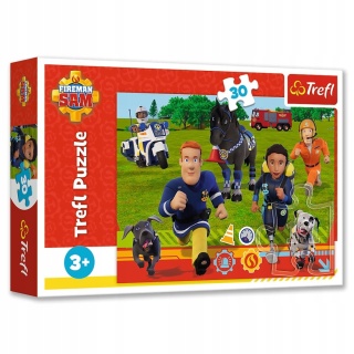 Puzzle 30 el Strażak Sam TREFL 18297