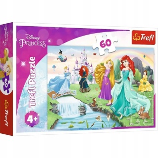 Puzzle 60 el TREFL KSIĘŻNICZKI DISNEY 17361
