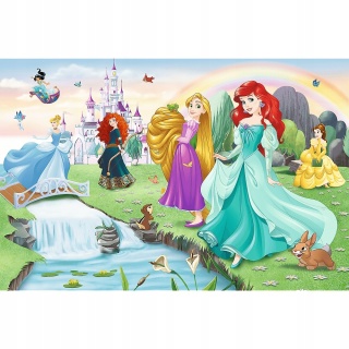 Puzzle 60 el TREFL KSIĘŻNICZKI DISNEY 17361