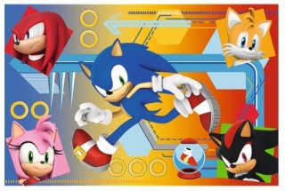 Puzzle 60 el TREFL SONIC w akcji 17387