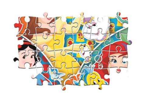 Puzzle Księżniczki Disney 2x20 2 x 20 Clementoni 2w1 24766
