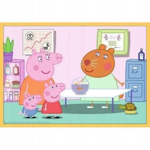 ŚWINKA PEPPA PIG 10W1 Trefl Puzzle 329 EL 90383