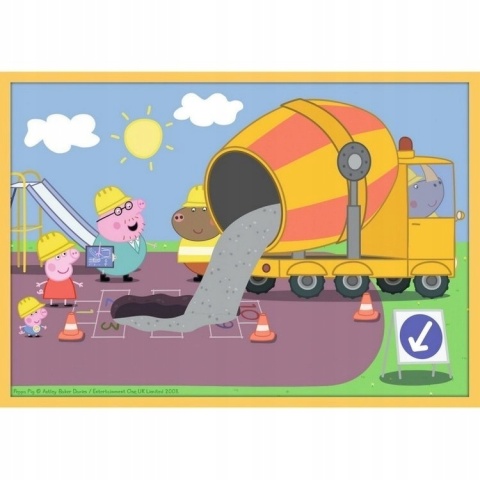 ŚWINKA PEPPA PIG 10W1 Trefl Puzzle 329 EL 90383