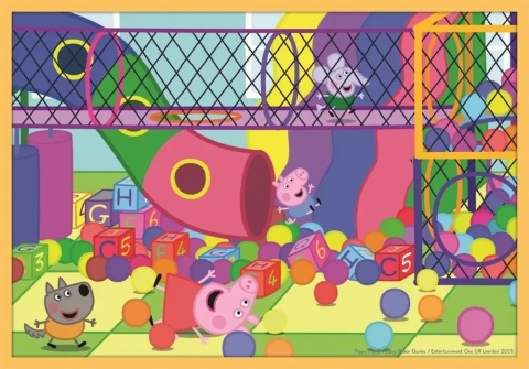 ŚWINKA PEPPA PIG 10W1 Trefl Puzzle 329 EL 90383