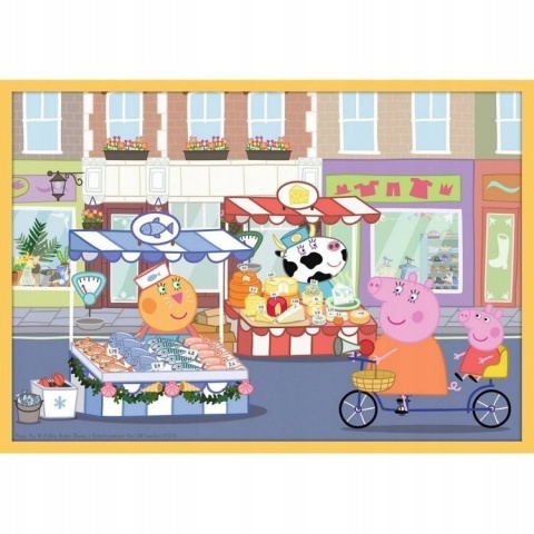 ŚWINKA PEPPA PIG 10W1 Trefl Puzzle 329 EL 90383