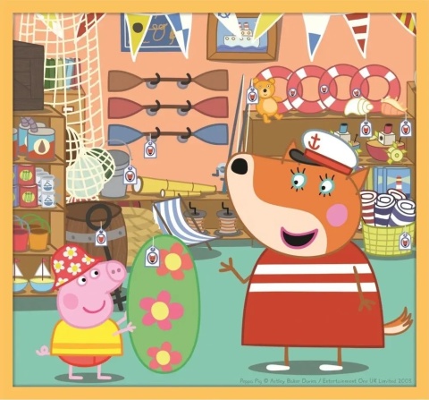 ŚWINKA PEPPA PIG 10W1 Trefl Puzzle 329 EL 90383