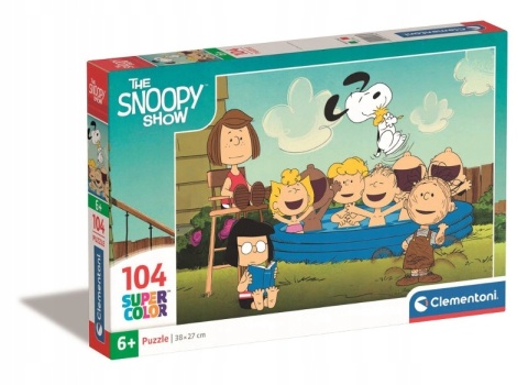 Snoopy Peanuts super color Puzzle 104 EL 27266 38x27 cm