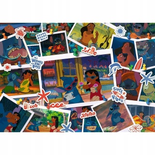 Stich Puzzle TREFL 1000 EL Lilo i Stitch na wakacjach 10882