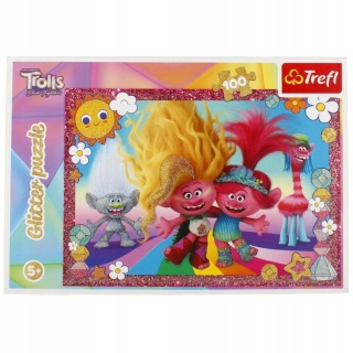 Trolle Puzzle brokatowe 100 EL 14829