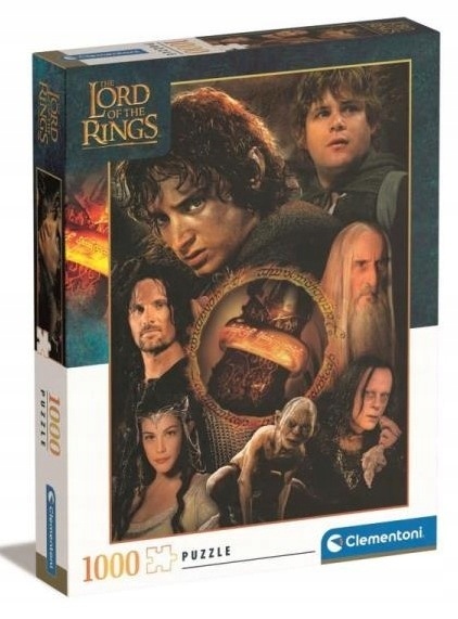 WŁADCA PIERŚCIENI Puzzle Clementoni 50x70cm LORD OF THE RINGS 1000el 39737