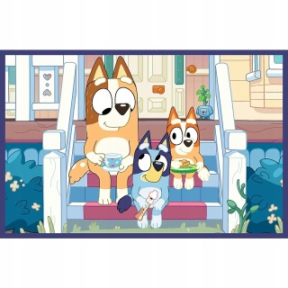 Bingo i Bluey Trefl Puzzle 2x24 2w1 2 x 24 EL 34446