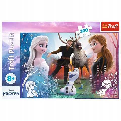 KRAINA LODU FROZEN Puzzle Maxi 60X40 cm 300 EL TREFL