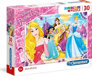 Księżniczki Disney Kopciuszek Bella Roszpunka Puzzle Clementoni 30 EL 08503