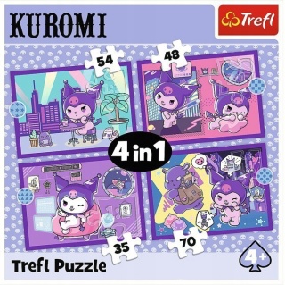 Kuromi Hello Kitty 4W1 Trefl Puzzle 207 EL 34676