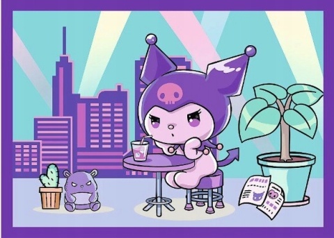 Kuromi Hello Kitty 4W1 Trefl Puzzle 207 EL 34676