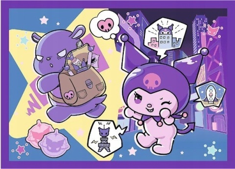 Kuromi Hello Kitty 4W1 Trefl Puzzle 207 EL 34676
